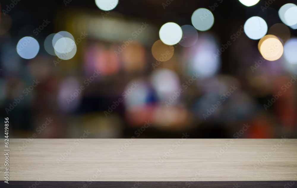 Empty wood table top and blur of out door garden background Empty wooden table space for text marketing promotion. blank wood table copy space for background Empty wood table top and blur of out door garden background Empty wooden table space for text marketing promotion. blank wood table copy space for background