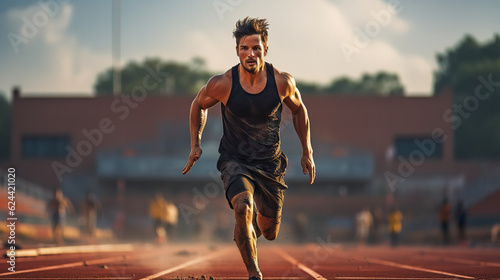 Plakat Running Athlete 