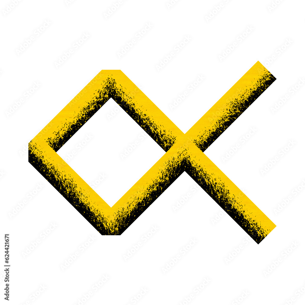A yellow abstract shape with shading PNG transparent background, element illustration 3 A yellow abstract shape with shading PNG transparent background, element illustration 3