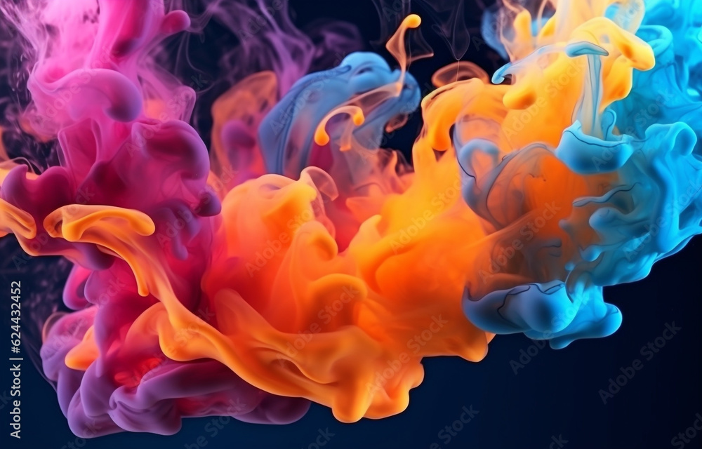 Abstract Background liquid and smoke made with AI generative technology Abstract Background liquid and smoke made with AI generative technology