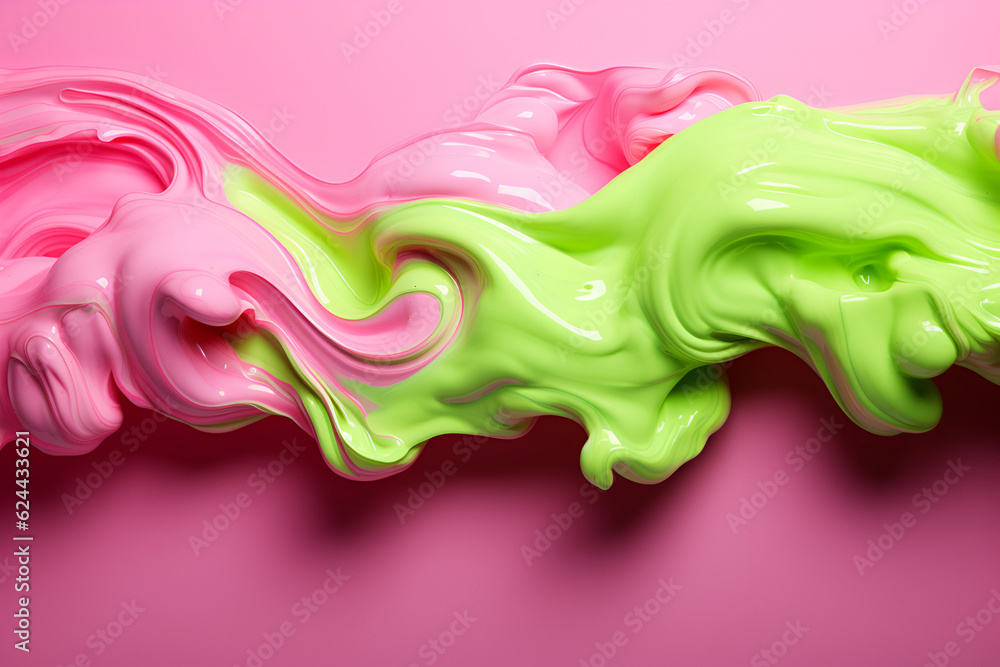 Naklejka premium Thick and dense liquid, transparent drops are an excellent background and substrate. With Generative AI technology