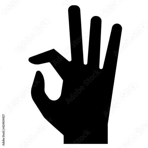 OK gesture icon