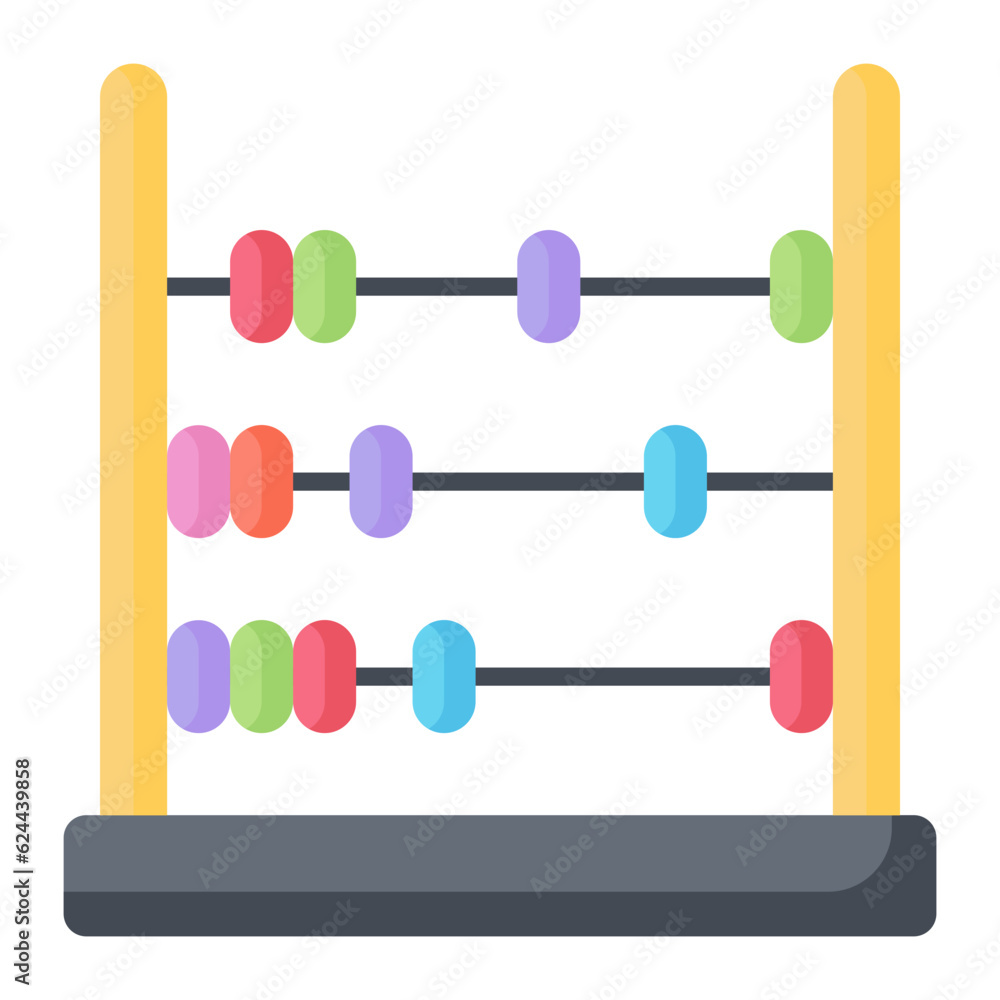 Abacus Flat Icon