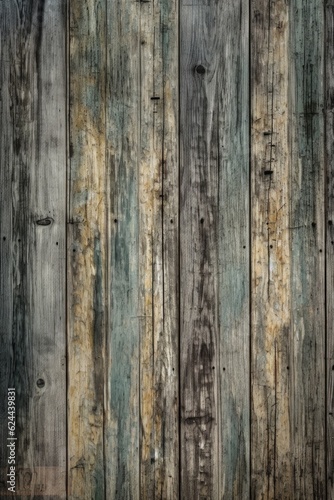 aged wooden planks with weathered texture, created with generative ai