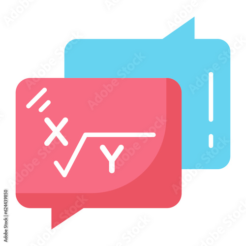 Math Quiz Flat Icon