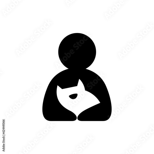 Cat and owner icon