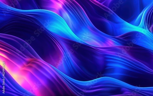Abstract background wallpaper neon texture purple and blue tint. AI Generative