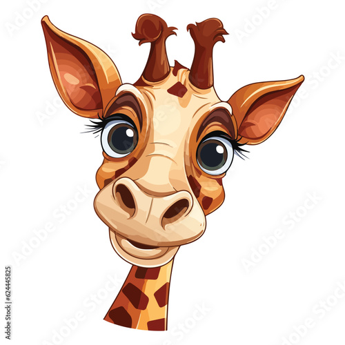 cute baby giraffe vector giraffe illustration colorful giraffe design giraffe print for kids editable eps ready to print