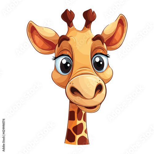 cute baby giraffe vector giraffe illustration colorful giraffe design giraffe print for kids editable eps ready to print