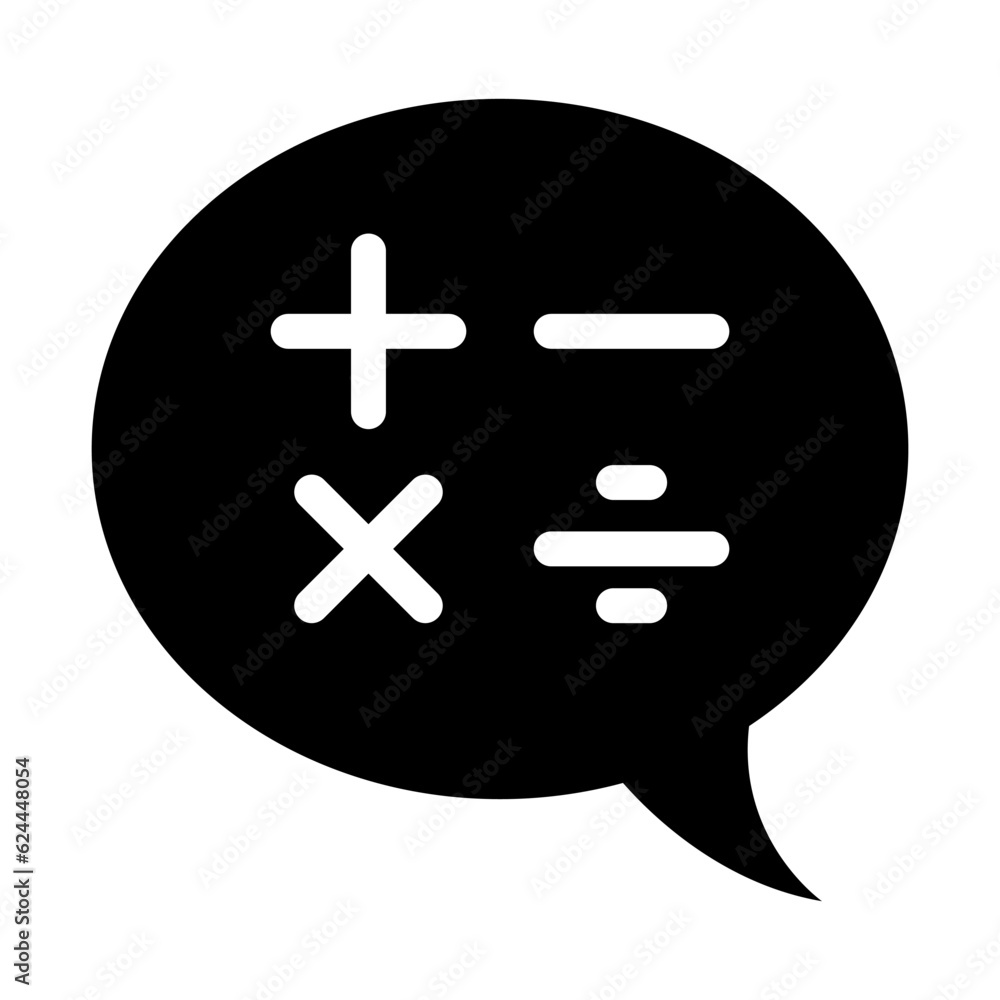 Obraz premium Calculation icon