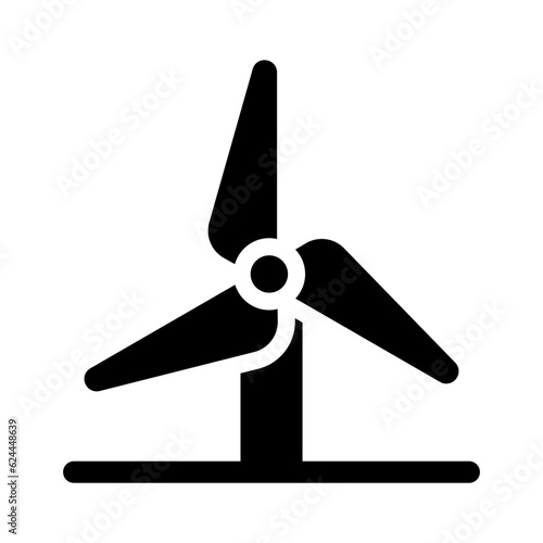 Wind turbine icon