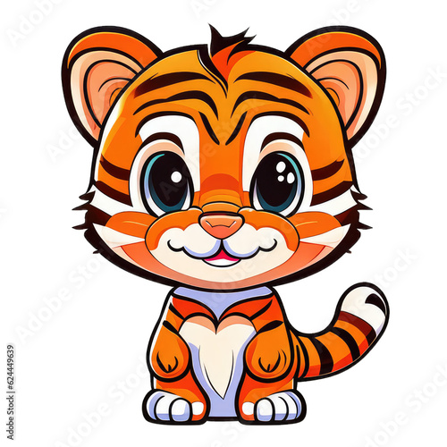 tiger cartoon vector