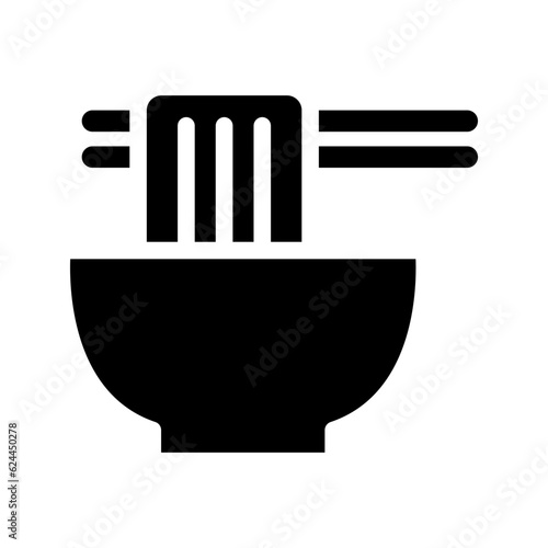 Noodle soup icon