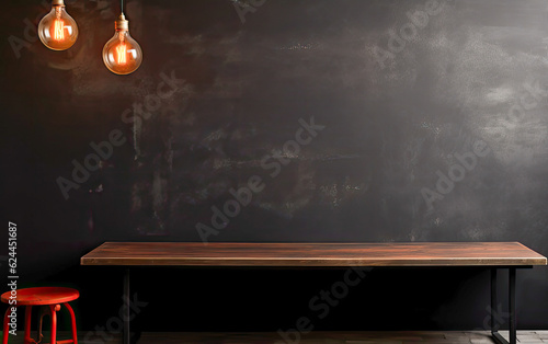 classroom with chalkboard