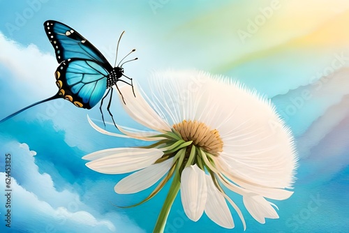 butterfly on a flower © DracolaX