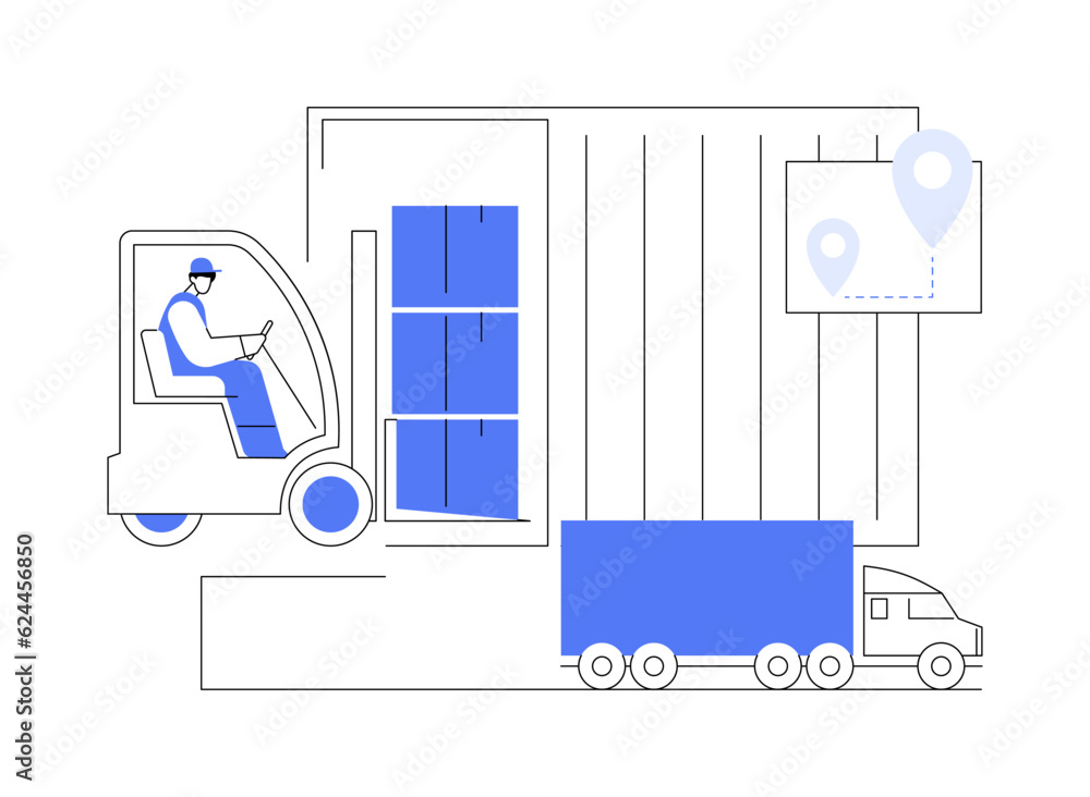 Load unit formation abstract concept vector illustration. Load unit formation abstract concept vector illustration.
