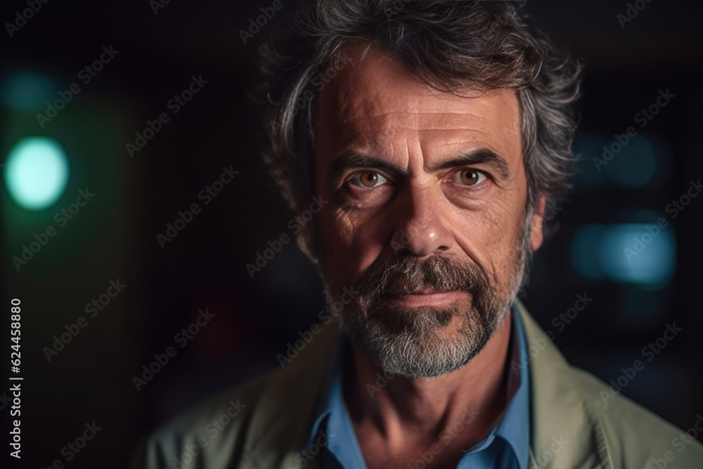 Portrait of a middle-aged man Portrait of a middle-aged man