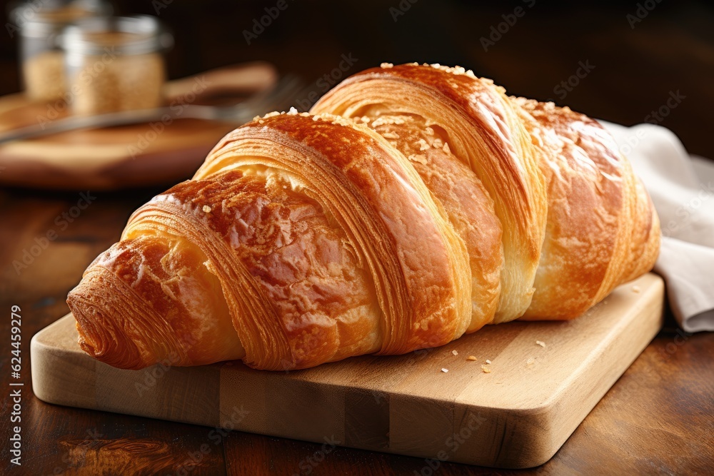 Naklejka premium croissant