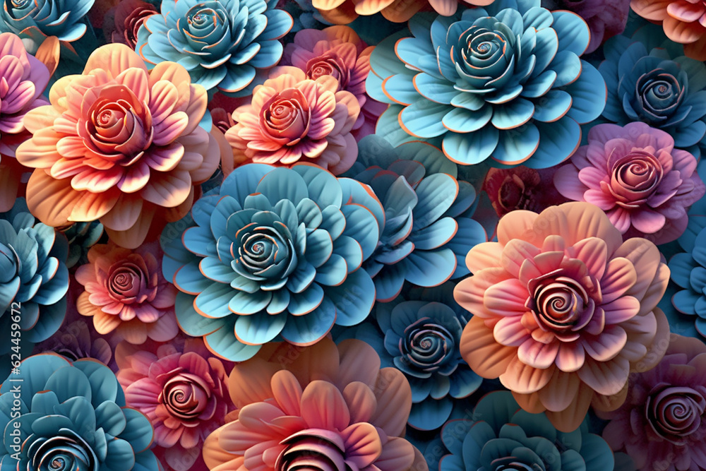 pattern with flowers pattern with flowers