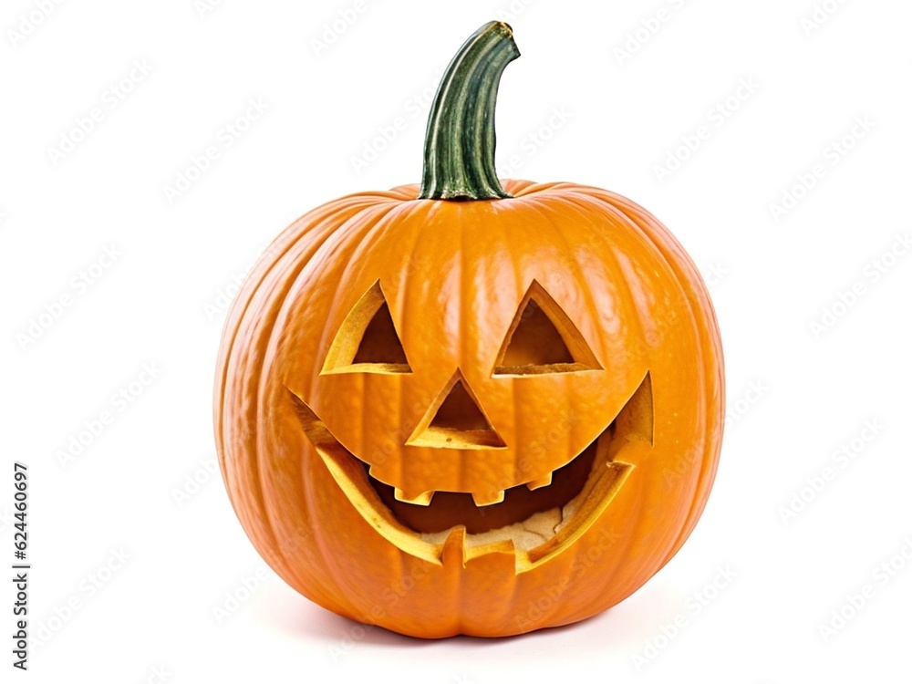 Halloween Pumpkin isolated on white Halloween Pumpkin isolated on white