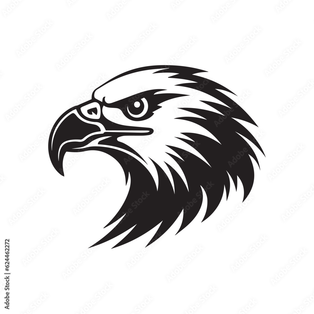 Obraz premium eagle head vector