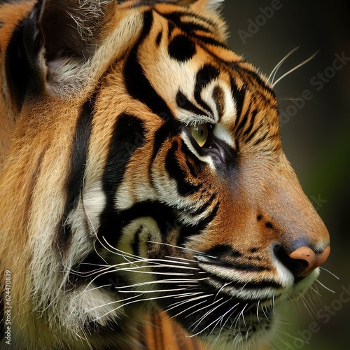 Head of sumateran tiger © Emanuel