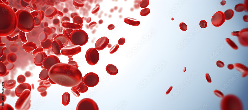 blood cells wave on white background, leukocytes, erythrocytes bloodstream blood cells wave on white background, leukocytes, erythrocytes bloodstream