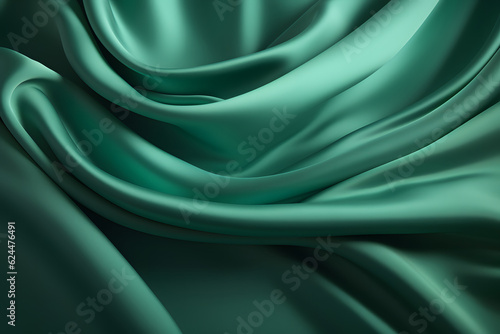 Wallpaper Mural green satin background Torontodigital.ca