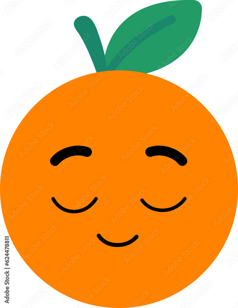 Orange Face Basic Close Eye Orange Face Basic Close Eye