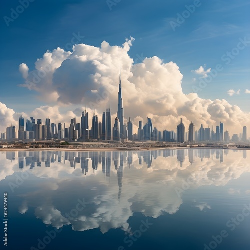 The image captures the dynamic and progressive spirit of Dubai, showcasing its transformation into a metropolis of architectural splendor.