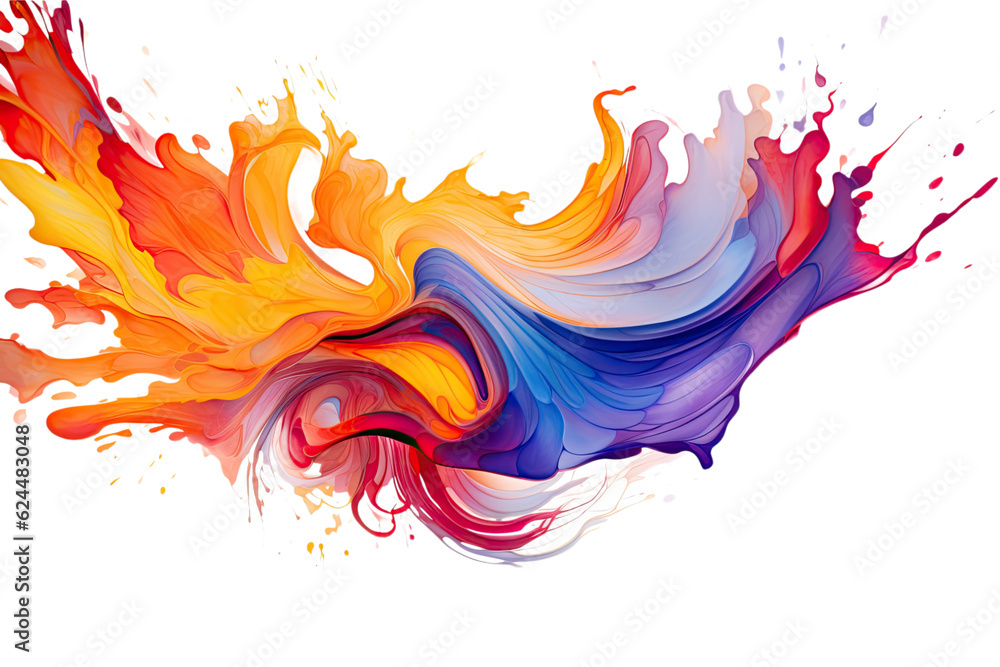 harmonious patterns swirling in an abstract shape isolated on a transparent background, generative ai harmonious patterns swirling in an abstract shape isolated on a transparent background, generative ai