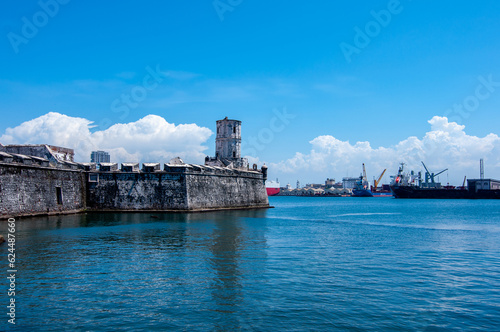 the port and fortress in Veracruz