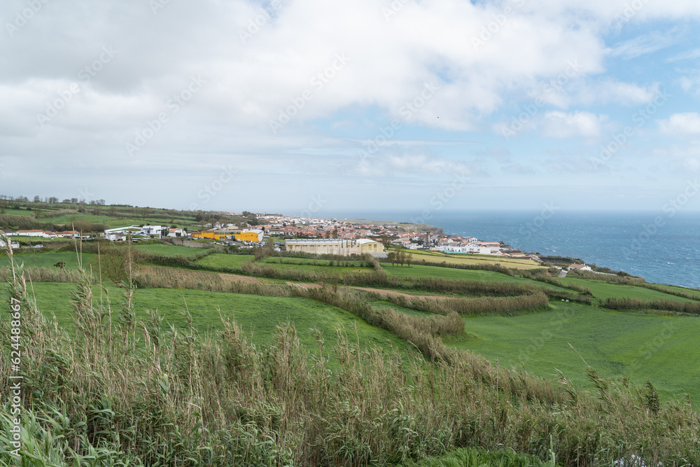 Island views of Sao Miguel with the green nature. Island views of Sao Miguel with the green nature.