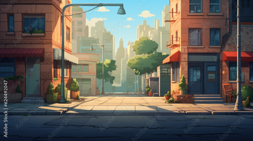 Beautiful lofi style outdoor street environment
Beautiful lofi style outdoor street environment