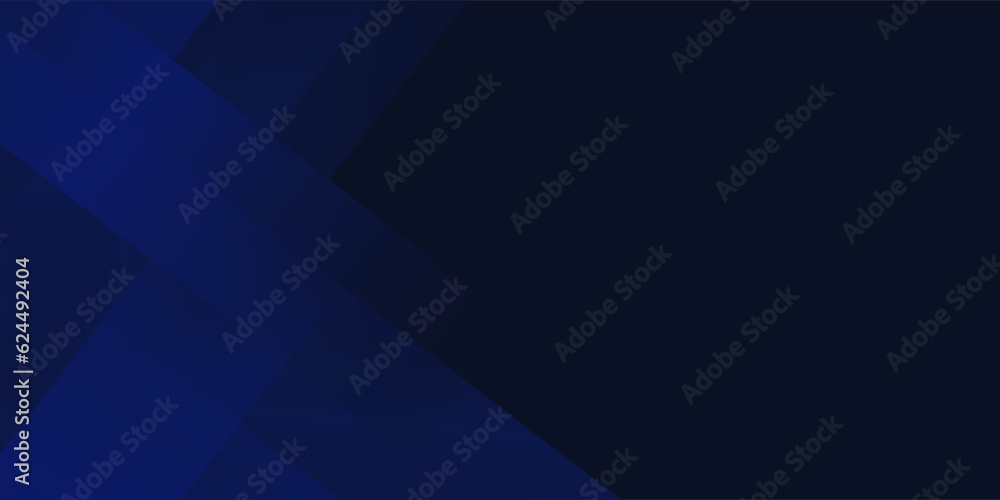 Obraz premium Blue black abstract background geometry shine and layer element vector for presentation design. Suit for business, corporate, institution, party, festive, seminar, and talk