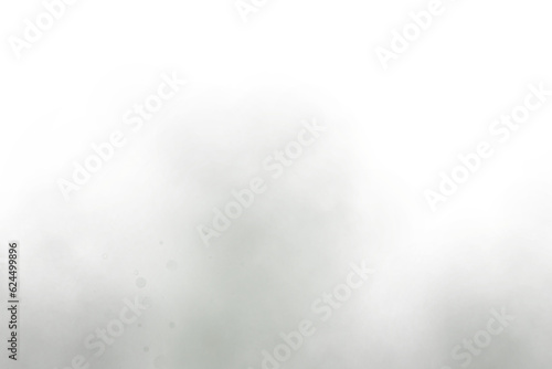 White fog or smoke on transparent copy space background. Vector illustration