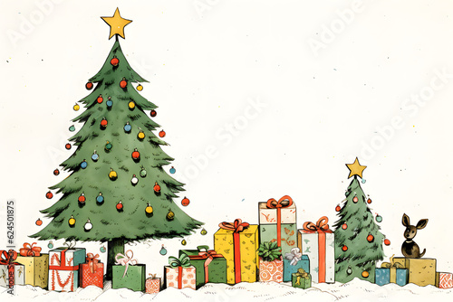 christmas painting made by children design