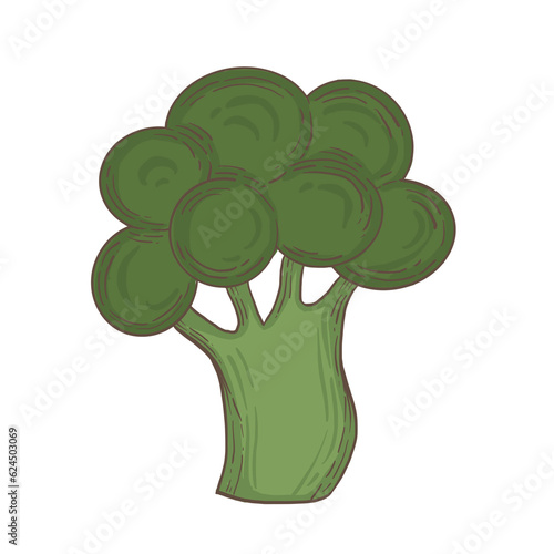 Hand drawn vegetable illustrations. Fresh delicious vegan diet vegetarian products, wholesome healthy food, cooking ingredients. Flat cartoon style