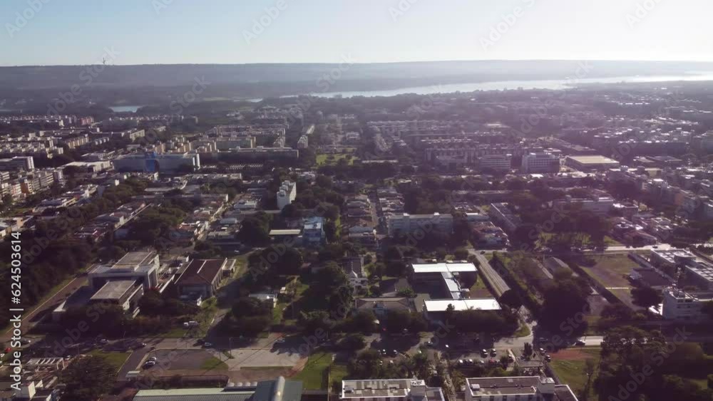 City of Brasilia, the federal capital in aerial footage City of Brasilia, the federal capital in aerial footage