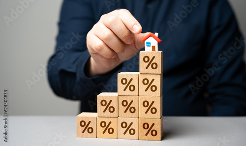 Принти на полотні Mortgage interest rate