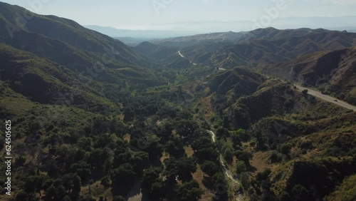 San Gabriel Mountains near Santa Clarita Valley, Los Angeles County 