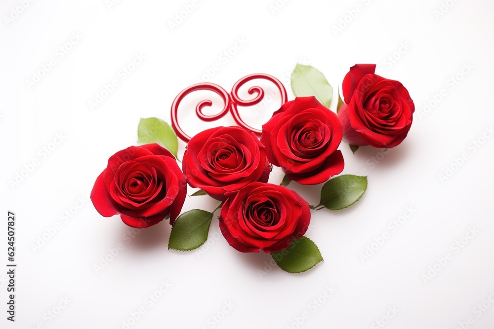 bouquet of beautiful red roses isolated on white background. bouquet of beautiful red roses isolated on white background.