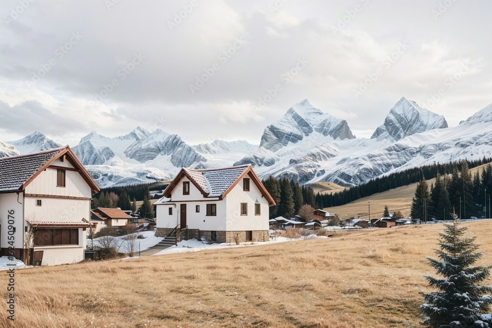 swiss alpine village