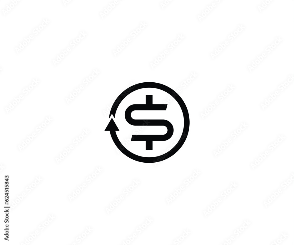 dollar sign Price reduced discount icon vector dollar sign Price reduced discount icon vector
