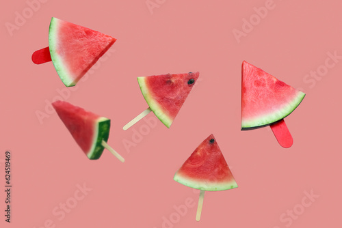 Refreshing watermelon slice...