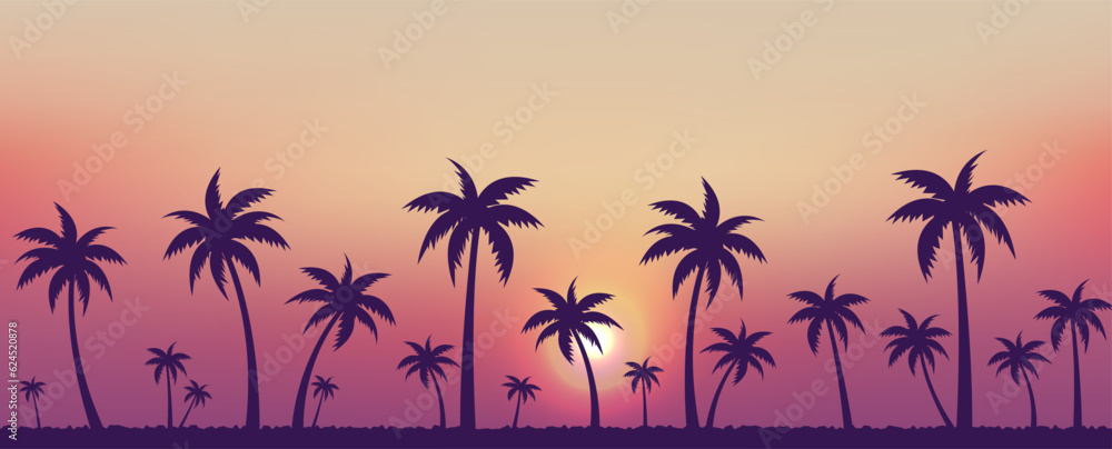 trees at sunset trees at sunset