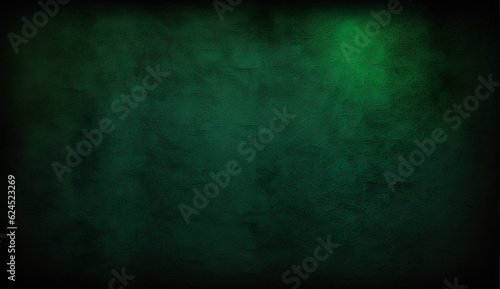 Dark Green Wall Textured Background