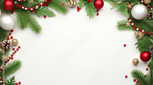 Christmas Holiday Background. Illustration AI Generative.