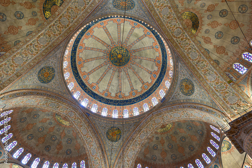 Domes of Sultan ahmed or sultanahmed or Blue Mosque photo