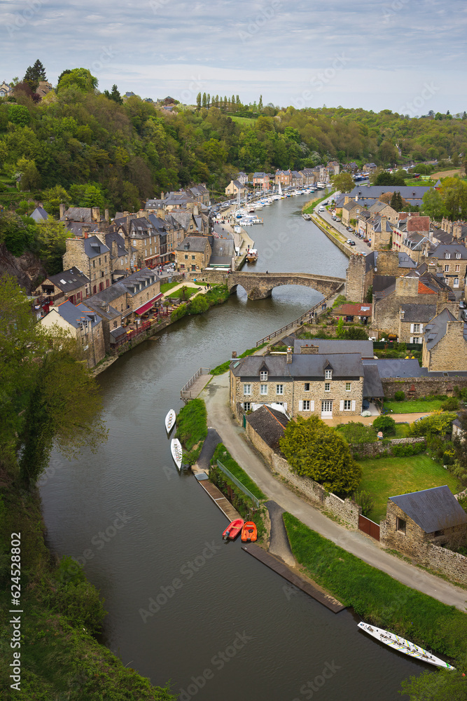 In the historic centre of Dinan